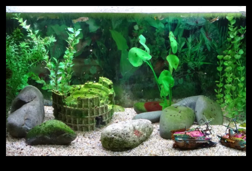 Fish Tank Zen המשך: שילוב צמחים לתחושה טבעית