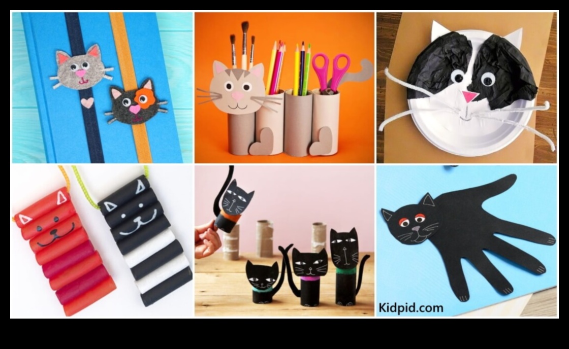Cat Craft Corner: פרויקטים יצירתיים להעשרה בחתולים