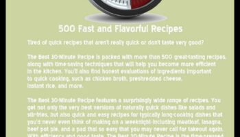 דקות להתענג: תענוגות קולינריים תוך זמן קצר